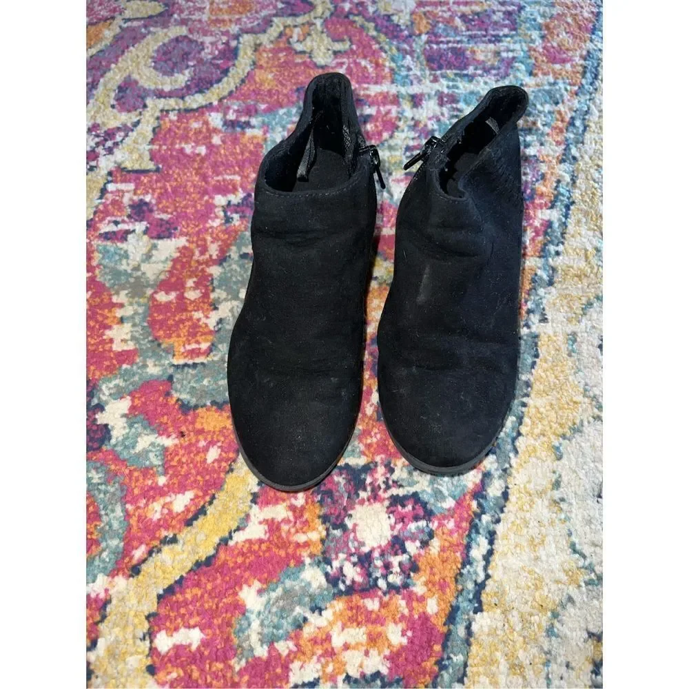 Little Girls Black Boutique Boots